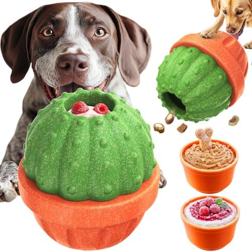 KADTC L, 3 in 1, Frozen Treat Dog Toy, Kibble Dispenser & Chew & Lick Ball | Two prep-ahead cups skip messy unmolding, swap fast and keep pets focused through grooming, nail trims, crate time and meals.