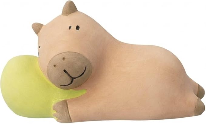 Passive Stone Diffuser, Cute Animal Series Aromatherapy Oil Diffuser for Tabletop Decor (1, Napping Capybara)