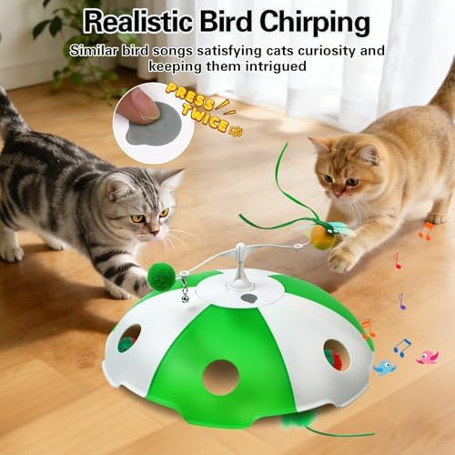 Sofolor Cat Toys Rechargeable, Interactive Cat Toys for Indoor Cats