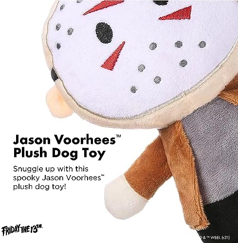 Warner Bros Jason Voorhees Plush Figure Dog Toy, 6 Inch