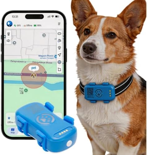 GPS Tracker for Dogs, Real-Time Location Update
