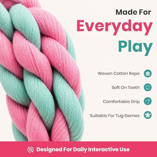 7 Pack Puppy Teething Toys for Aggressive Chewers Dog Rope Toy for Training