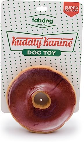 fabdog Kuddly Kanine Donut Toy Toy