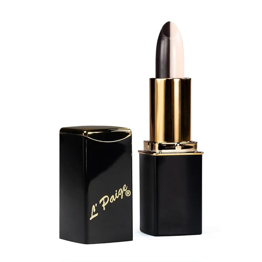 L'Paige L11 - BLACK/WHITE Split-Stick Lipstick | Aloe Vera Based, Long-lasting, Moisturizing