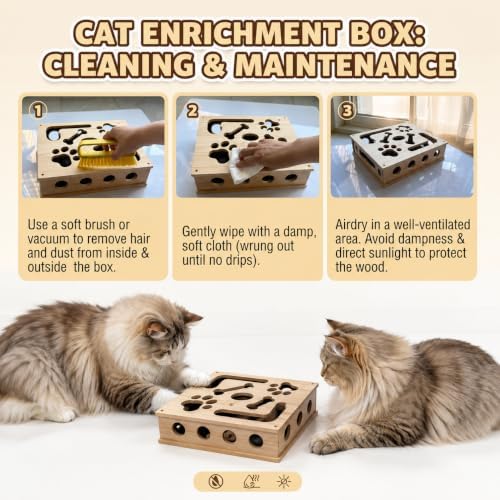 Cat Nail File Wooden Scratching Board for Indoor Claw Care