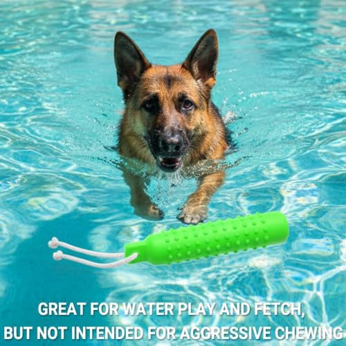 Dog Water Toys, 2 Pack Floating Bumper Fetch Toy Dummy