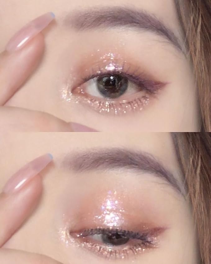 Kayswang 9 Colors Glitter Eyeshadow Makeup Palette, Eye Shadow Powder，Matte High Pigmented Colorful,Creamy Texture, Long LastingEyeshadow Powder Cosmetics,Natural Waterproof (17#)