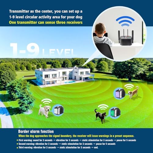 Dog Wireless Fence Pet Intelligent 2026 Newest Electric Containment System