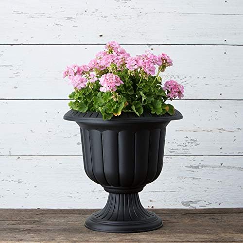 Root & Vessel Classic Urn, Black, 19-Inch