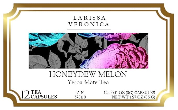 Honeydew Melon Yerba Mate Tea (Single Serve K-Cup Pods) (12 pods, ZIN: 573110) - 3 Pack