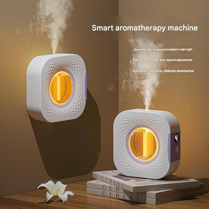 Petraero 500ml Essential Oil Diffuser & Humidifier for Large Room - Ultrasonic Aromatherapy Diffuser with Remote, 7 Color LED Lights, Auto Shut-Off, Whisper-Quiet for Home, Bedroom, Office