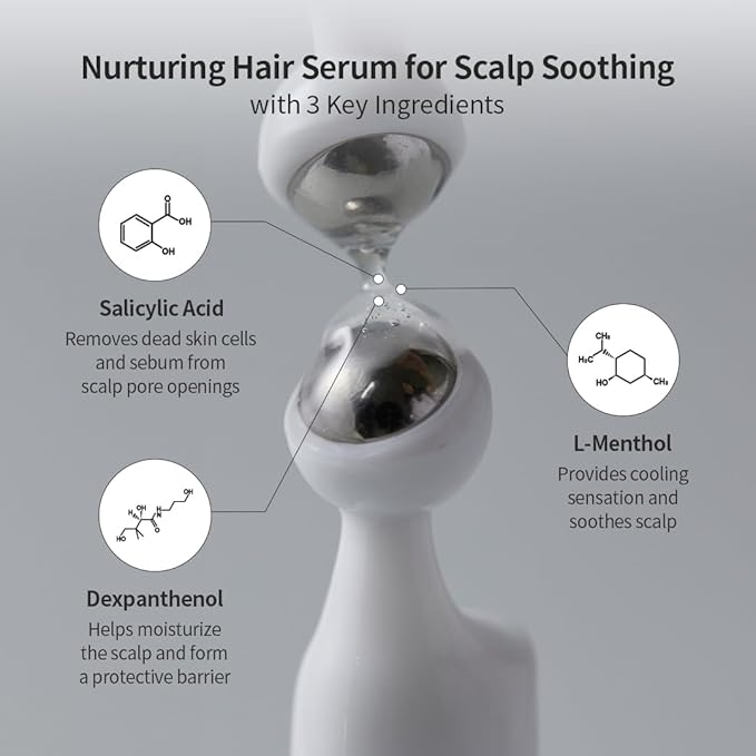 GROWUS Recover Therapy Booster Serum 15ml(0.507 Fl oz), Scalp Serum for receding hairline, Supports Fuller Hair, Packed with Biotin, Sea Water, Free from Paraben, Sulfate