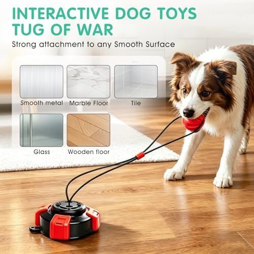 Fuufome Suction Cup Dog Toys for Medium Large Aggressive Chewers