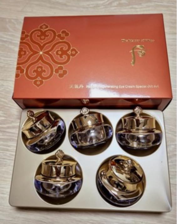 THE WHOO Cheongidan Radiant Regenerating Eye Cream For Moisturizer Elasticity Wrinkle Special Set 5ml x 5