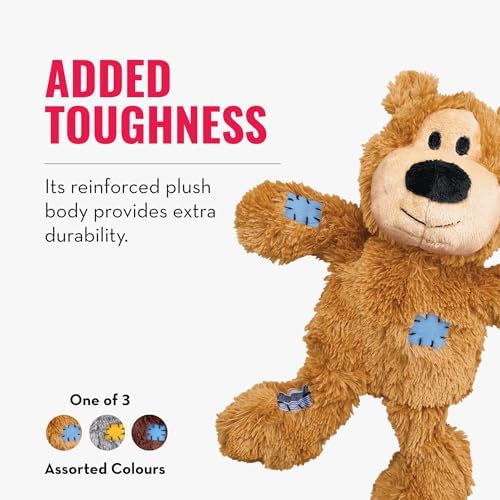 Kong Wild Knots Bear, Knotted Rope Plush Toy, for Medium/Large Dogs