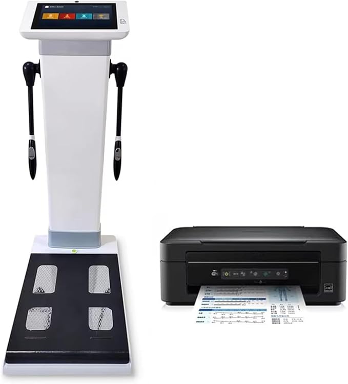Body Fat Scale,Body Scanner Composition Analysis Machine,10.1 Inch HD Touch Bioimpedance Analysis Machine,Body Composition Monitors Analyzer,with Printer Digital Height Weight Scal