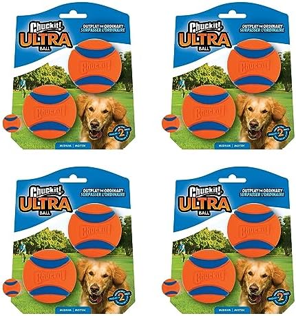 ChuckIt! Medium Ultra Ball, 8 Count