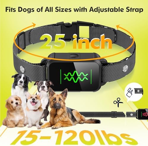 Dog Shock Collar, 2000FT Electric Dog Training Collar with Remote, IPX7 Waterproof Vibrating Dog Collar with 3 Training Modes, Rechargeable E-Collar for All Breeds, Sizes