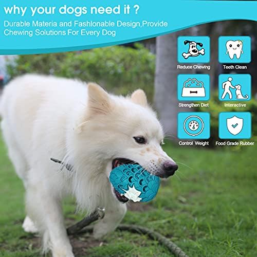 Lasts 6X Longer Chew Toy for Power Chewers, Indestructible for Training | Tough Treat Dispenser for Large Dogs, Durable Puzzle, Good for Dental Health, Easy to Clean