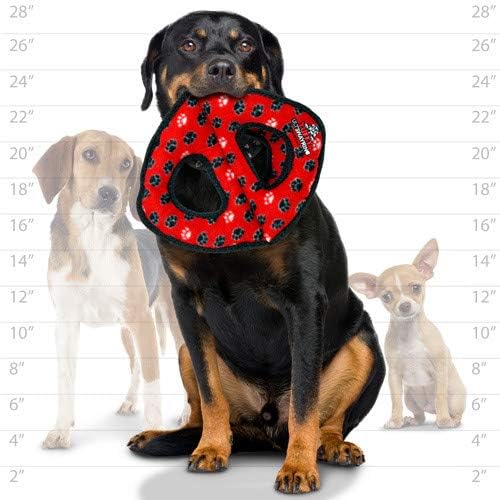 TUFFY® 2 Pack Ultimate 3Way Ring Ultra Durable Plush Dog Toys