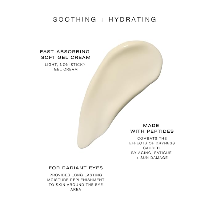 biba de sousa The Eye Gel Cream- Anti-Aging Formula for Wrinkles and Puffiness - Hydrating, Firming & Rejuvenating Eye Treatment (0.5 oz)