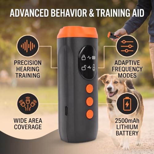 Smart Frequency Dog Bark Deterrent for Training,11.5cm