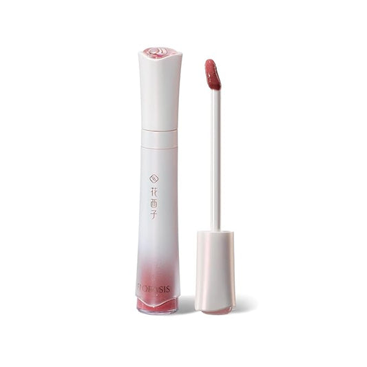 FLORASIS Celestial Luster Lip Gloss Smooth Lipstick Lips Color (04 Cherry Glaze)