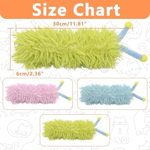 3 Pack Catnip Toys,Soft Cat Pillows Toys with Antennae, Funny cat Toy