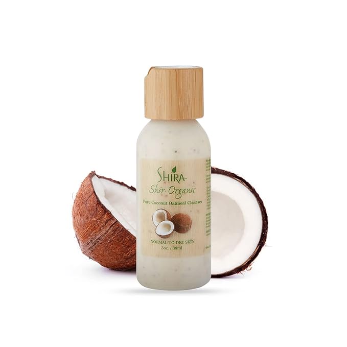 Shira Organic – Face Essentials Combo Of Avocado moisturizer (15ml) Sets, Blueberry night cream, Pomegranate Toner 89ml, Mango Butter Mask, Coconut Oatmeal Cleanser (89ml), Skin Care Essentials