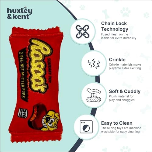 Huxley & Kent Tiny Tuff Plush Dog Toy, Roscos