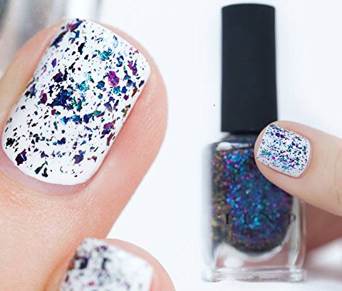 ILNP Mayfield - Purple, Pink, Green, Gold, Blue Ultra Chrome Flakie Nail Polish