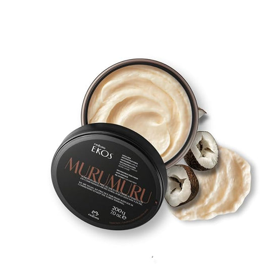 natura Ekos Murumuru Reconstruction Hair Mask - Reduce Breakage & Rebuild Hair Fiber - Intensely Repairs & Protects From Damage -Deep Hydration - Vegan & Cruelty-Free Hair Care - 200g
