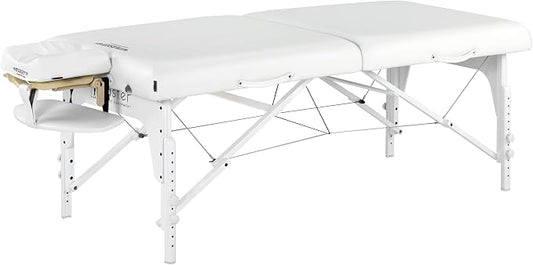 Master Massage 31" Montclair Pro Portable Massage Table Package, Memory Foam Cushioning, Reiki Panels, Shiatsu Cable Release- Tattoo Table, Spa Bed, Facial Bed