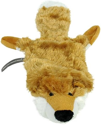 Hyper Pet Critter Skinz Fox Plush Dog Toy with Squeaker, Large