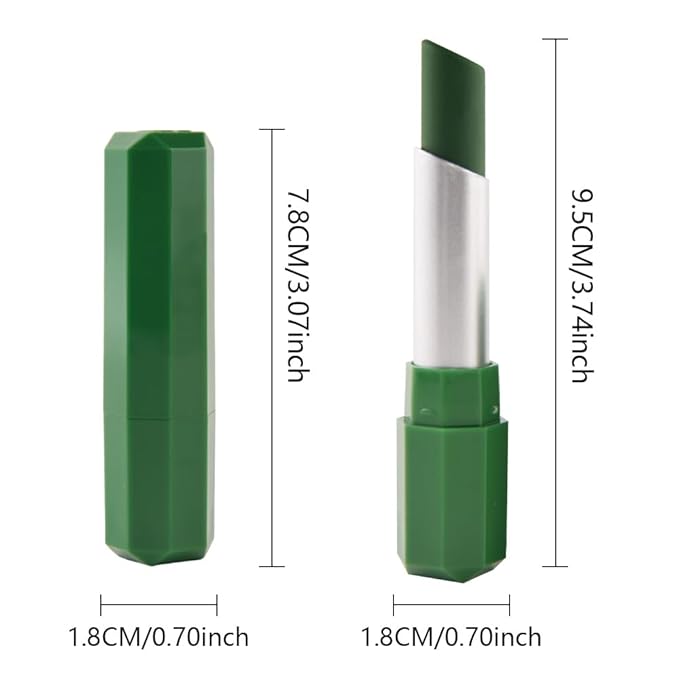 Lime Green Matte Lipstick - Pigmented Lip Crayon & Face Paint Stick for Women Everyday Halloween Birthday Party Wear, Younger-Looking Lip Makeup, Labial para fiesta de disfraces 17