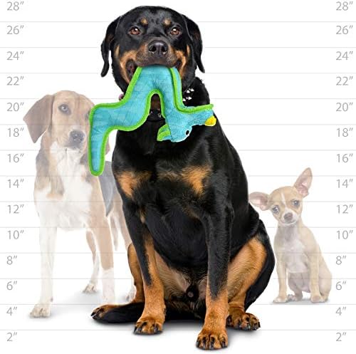 Tuffy® - DuraForce® : Dragon Dog Toy: Ultra Durable Plush Toy with Multiple Layers & Reinforced Seams, Washable and Floats, DuraForce® Construction