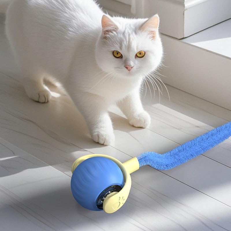 Interactive Cat Toys for Indoor Cats,Automatic Moving Kitten Toys,Cat Balls