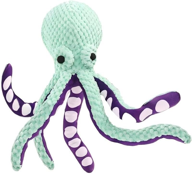 Plush Octopus Dog Toy Bite Resistant InteracPet Plush Toy Cat Dog Voice Octopus Shell Puzzle Toy Bite Resistant Interactive Pet Dog Teeth Cleaning Chew Toy tive Chew Toy For Small and Medium Dogs
