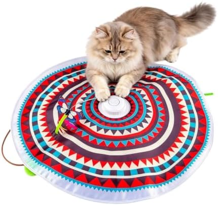 Cat Interactive Toys, Rechargeable Smart Kitten Training Game, Automatic