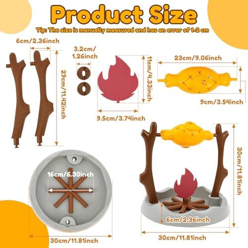 Cat Puzzle Toy - Cat Treat Dispensing Slow Feeder with 3 Dispensing Holes, Rotatable Roast and Flame Interactive Cat Treat Dispenser Toy, Enrichment Interactive Stimulation Toy for Indoor Kitty