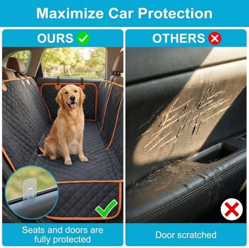 Dog Car Back Seat Pet Cover for Jeep Wrangler JL Unlimited 4-Door 2018-2026