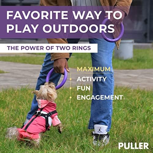 COLLAR Puller Dog Toy Ring for Small Medium Large Dogs Fetch Floating Disc