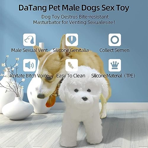 Letalong Male Dog Silicone Mating Toy, Dogs Interactive Sleeping Toys, Pet Dog Partner Toy for Male Estrus, Dog Humping Toy, Dog Sleeping Plush Toy, Pet Estrus Toy, Male Dog Simulation Female Dog