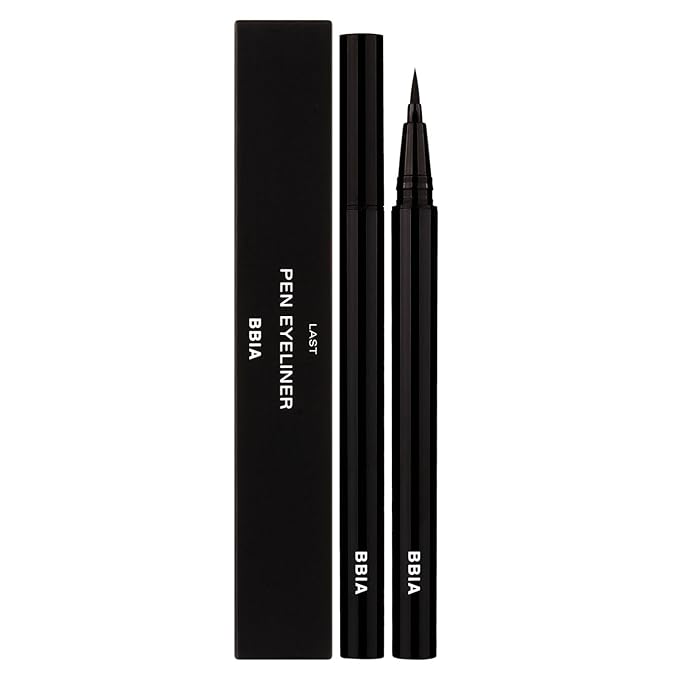 BBIA Last Pen Eyeliner - Waterproof Liquid Pen Eye Liner Long-Lasing Quick Dry Multi-Proof Easy Drawing Ink Tank Type with Precise & Flexible Fine Brush No-Skip Korean Eye Makeup (01 SHARPEN BLACK)