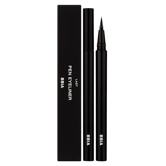 BBIA Last Pen Eyeliner - Waterproof Liquid Pen Eye Liner Long-Lasing Quick Dry Multi-Proof Easy Drawing Ink Tank Type with Precise & Flexible Fine Brush No-Skip Korean Eye Makeup (01 SHARPEN BLACK)