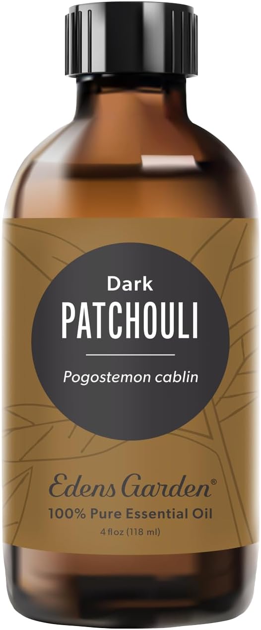 Edens Garden Patchouli-Dark Essential Oil- 100% Pure Premium Grade, Undiluted, Natural, Therapeutic, Aromatherapy, The Best for Diffuser, Skin, Face, Candle 118 ml (4 fl oz)