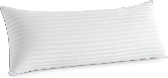 Oubonun 14 x 36 Throw Pillow Inserts Set of 1 | Firm and Fluffy Decorative Pillows for Couch Bed Sofa with Soft Cotton Cover White Cushion with Down Alternative