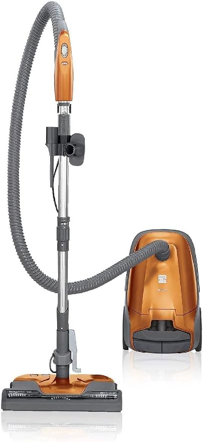 Kenmore 81214 200 Series Pet Friendly Lightweight Bagged Canister Vacuum with HEPA, 2 Motor System, and 3 Cleaning Tools-Orange | Lightweight, HEPA, 2 Motor System, and 3 Cleaning Tools - 81214