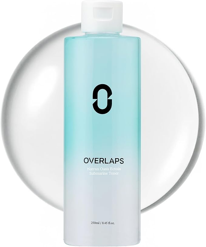 Overlaps 5000ppm Ectoin Calming Toner | Redness Relief & Barrier Repair for Sensitive & Blemish-Prone Skin | Glass Skin Hydration with Hyaluronic Acid & Panthenol | Korean Skincare, 8.45 fl. oz.