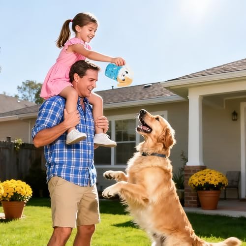 Easter Dog Toys with Squeaker for Large Breed Interactive Dog Chew Toys for Puppies Small and Large Dogs Puppy Squeaky Dog Training and Reduce Boredom (Cup Puppy